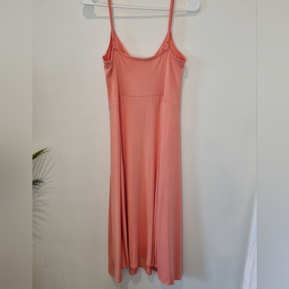 Dex coral dress with front slit size L - Picture 2 of 7